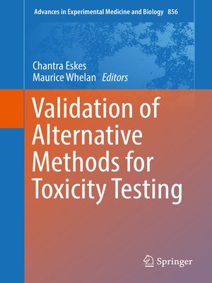 cover image of Validation of Alternative Methods for Toxicity Testing